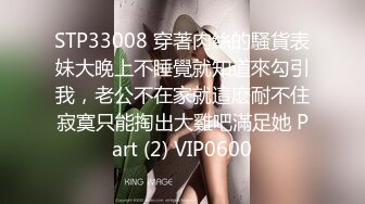 STP33008 穿著肉絲的騷貨表妹大晚上不睡覺就知道來勾引我，老公不在家就這麽耐不住寂寞只能掏出大雞吧滿足她 Part (2) VIP0600